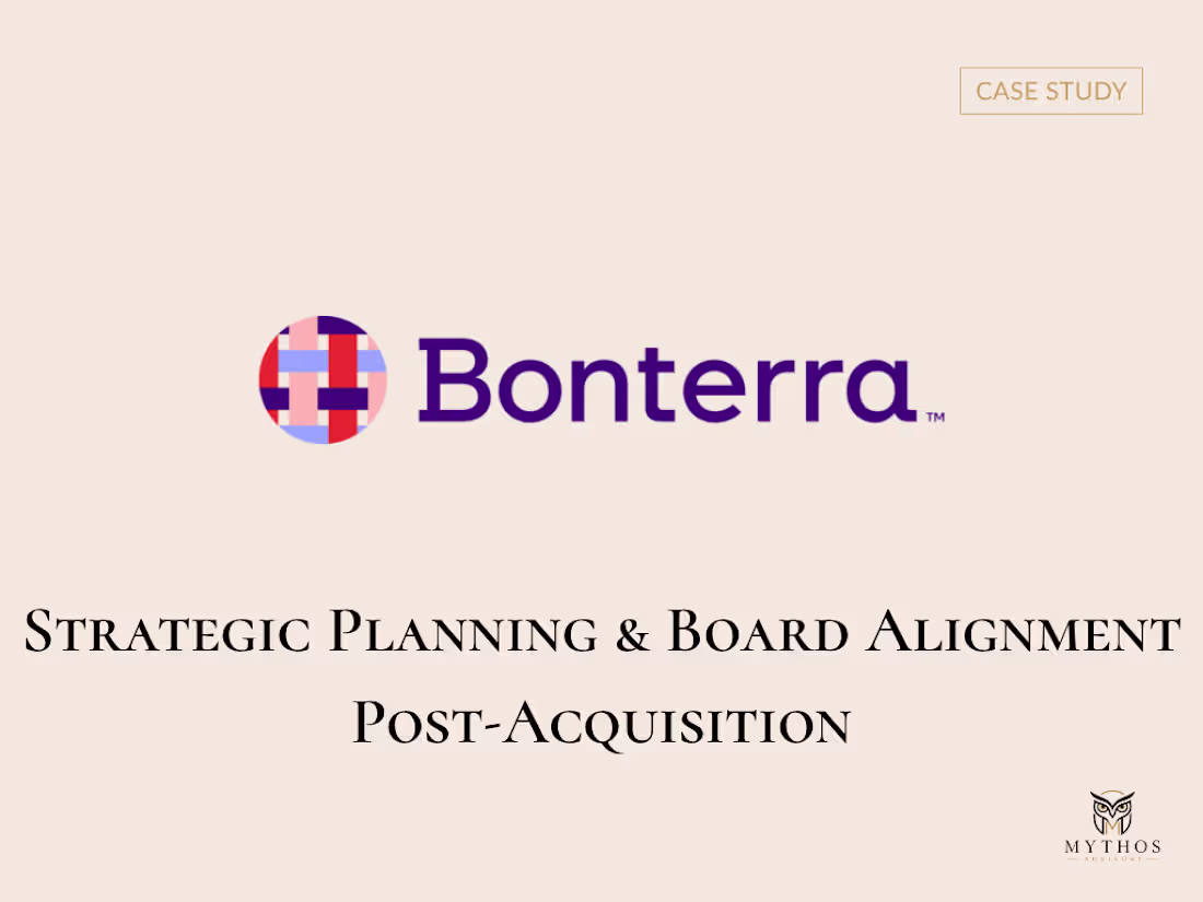 Cover image for Strategic Planning & Board Alignment Post-Acquisition