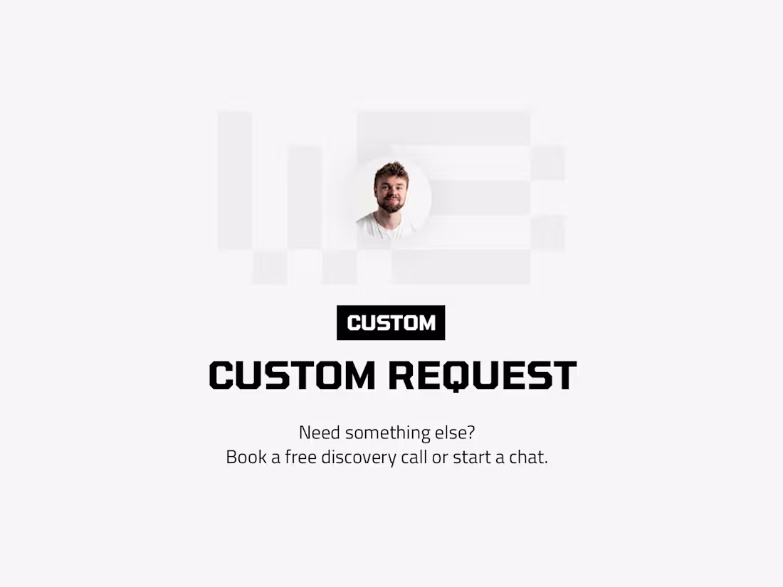 Cover image for Custom Request
