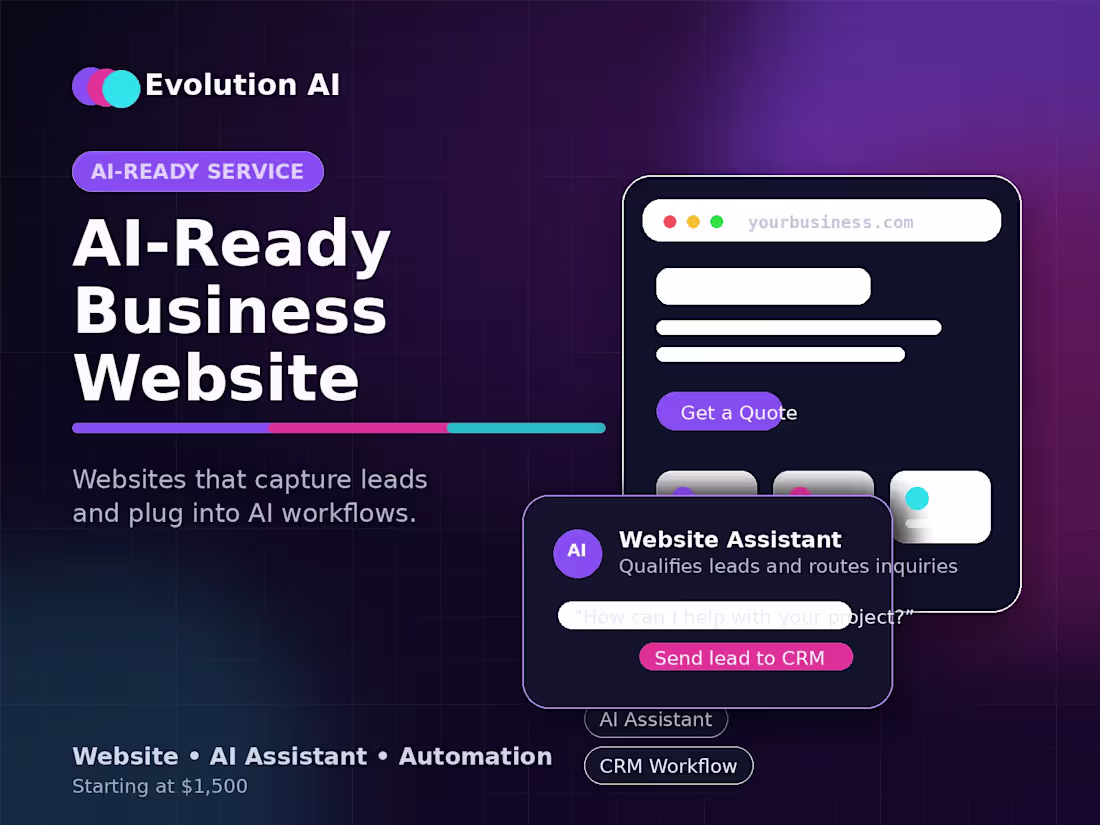 Cover image for AI-Ready Business Website