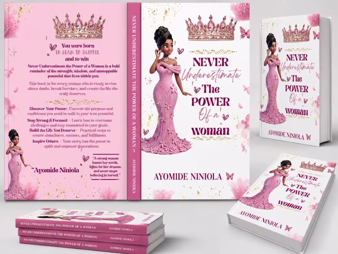 Cover image for A feminine and empowering book cover design created for Neve...
