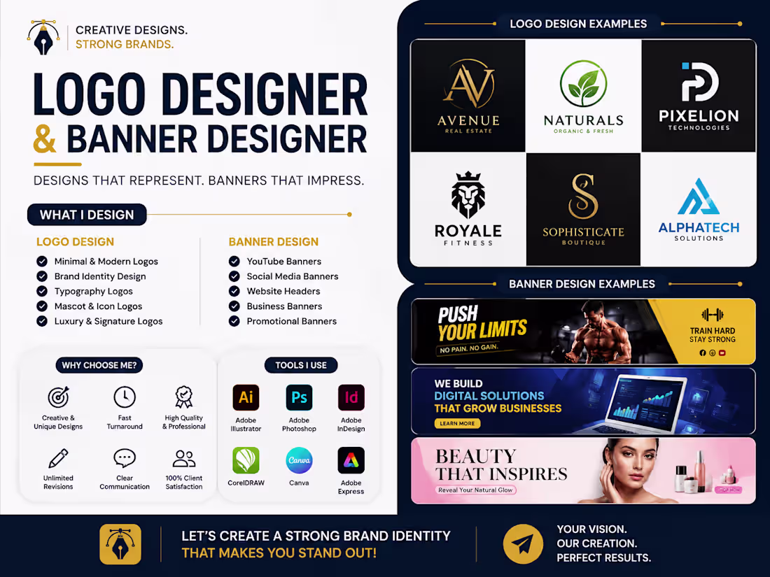 Cover image for PROFESSIONAL LOGO & BANNER DESIGNER
Build
