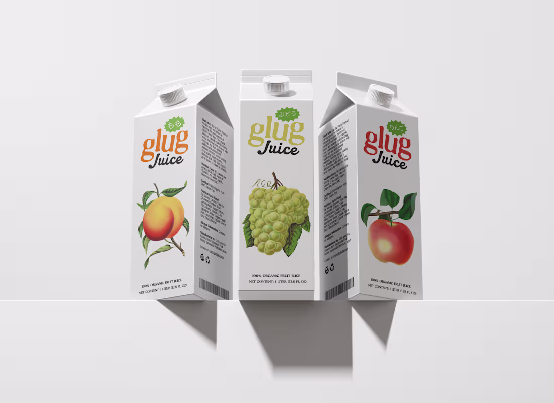 Cover image for Glug — Bold Juice Brand & Packaging