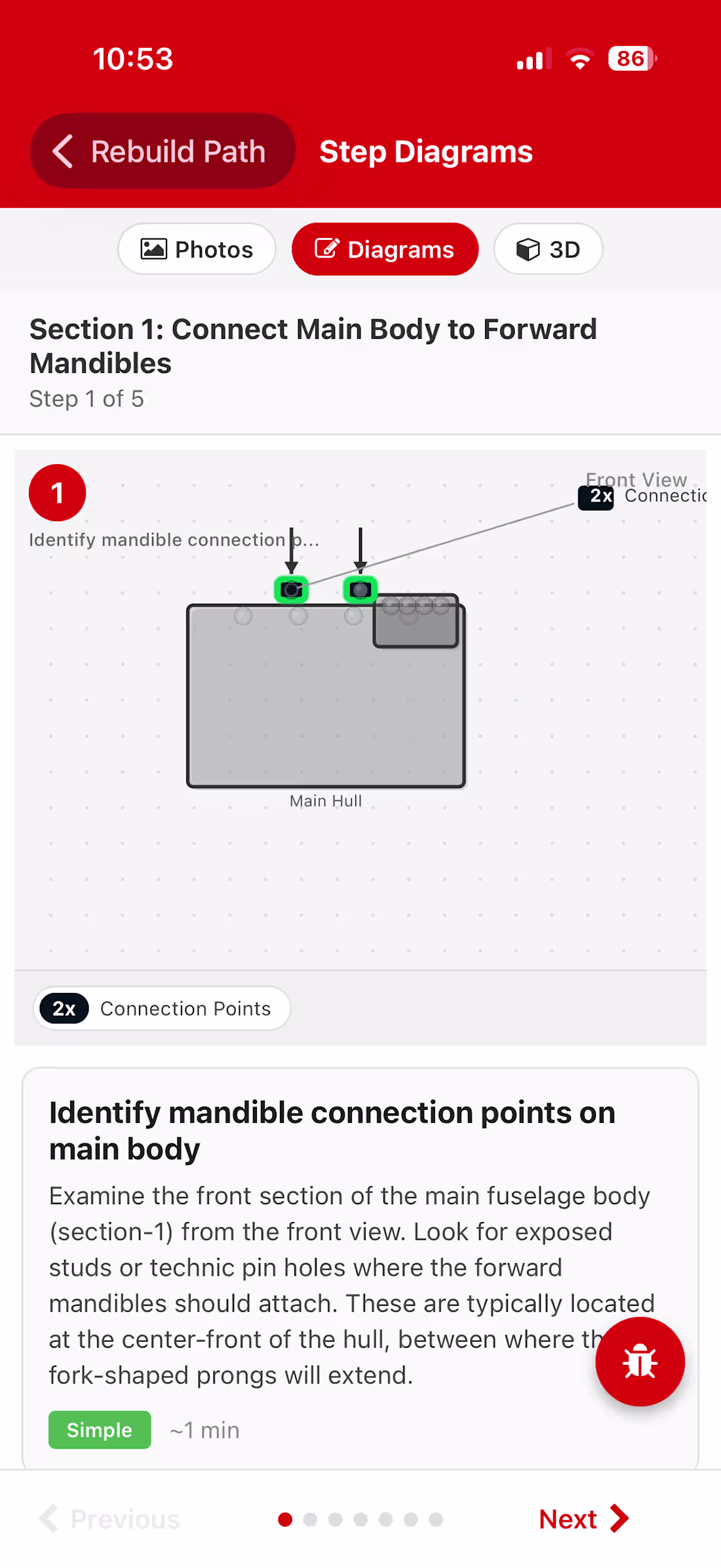 Cover image for BrickRebuilder — identify LEGO parts