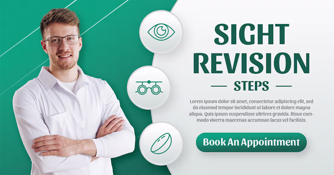 Cover image for Medical social media design