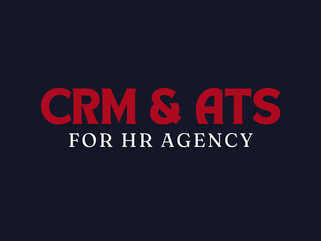 Cover image for CRM & ATS