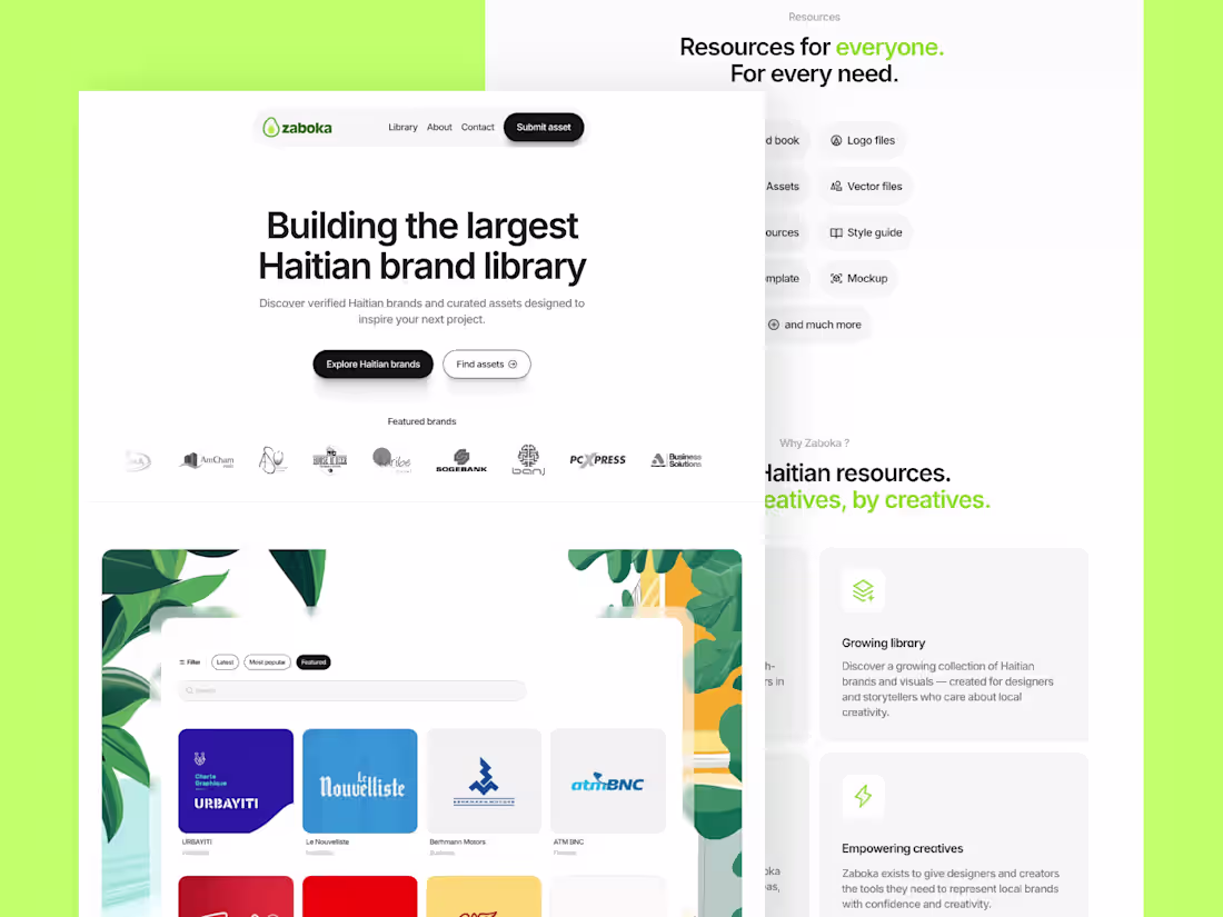 Cover image for Zaboka - Design Resource Platform