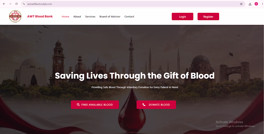 Cover image for Built a full-featured blood donation