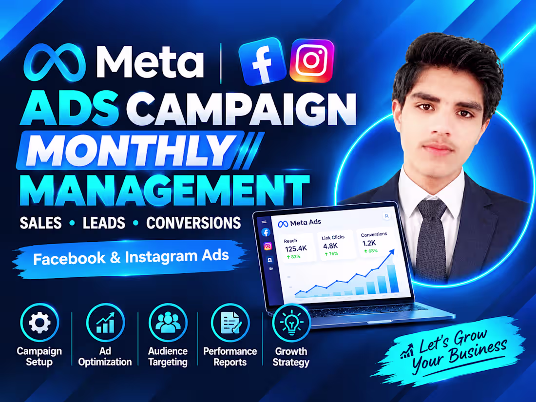 Cover image for Meta Ads Monthly Management — Ongoing Optimization, Handled