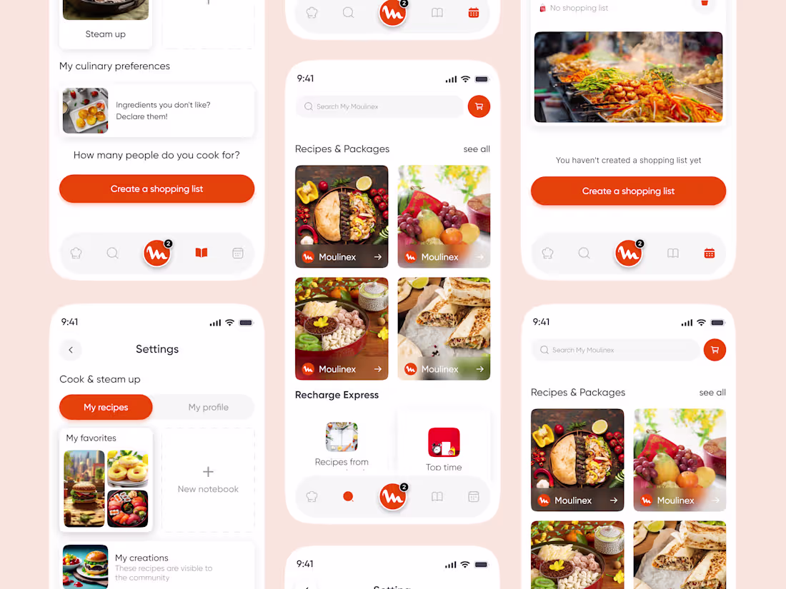 Cover image for Here is my Smart Cooking Assistant App UI Design Redesign Fe...