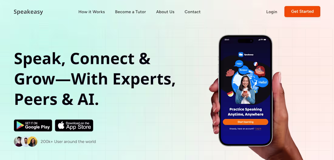 Cover image for Practice English with AI, peers