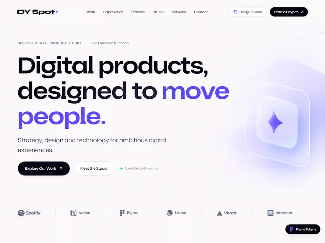 Cover image for Premium SaaS website converted from a modern design concept ...
