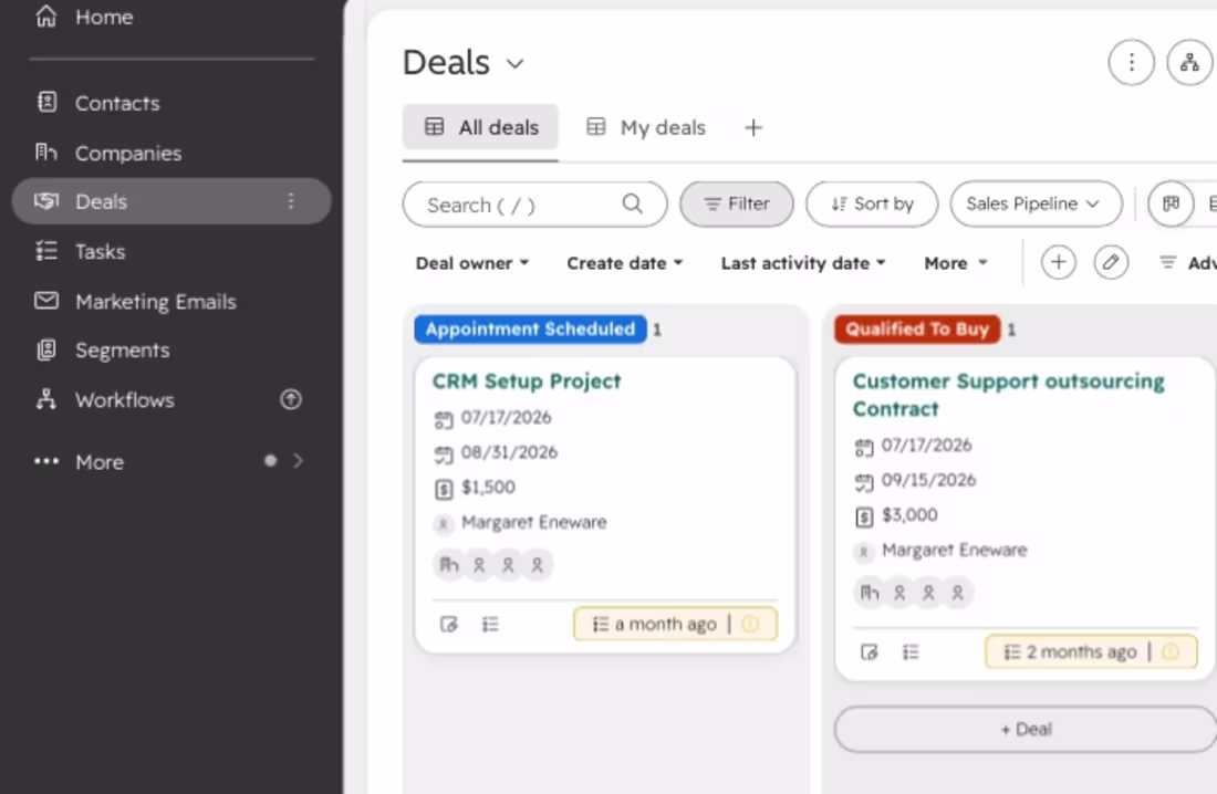 Cover image for HubSpot CRM Setup for Small Businesses