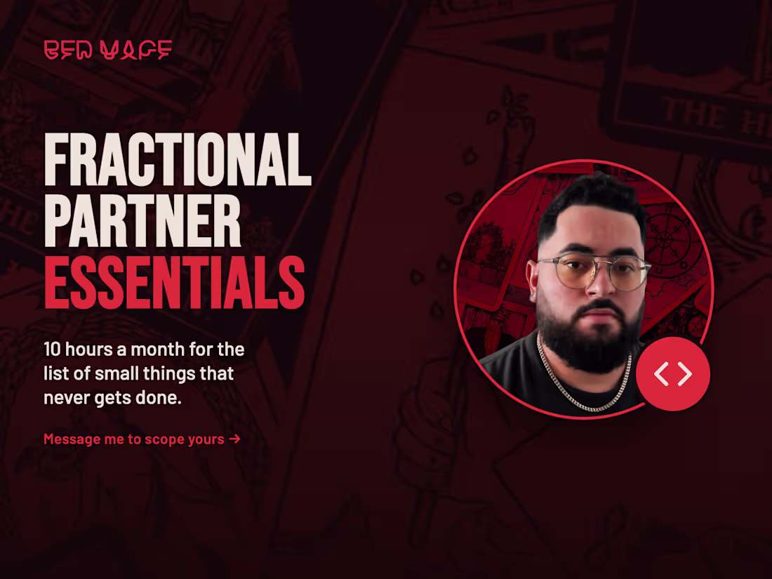 Cover image for Fractional Technical Partner: Essentials