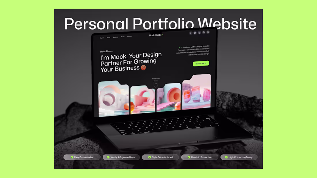 Cover image for Personal Portfolio Website to Highlight Your Work