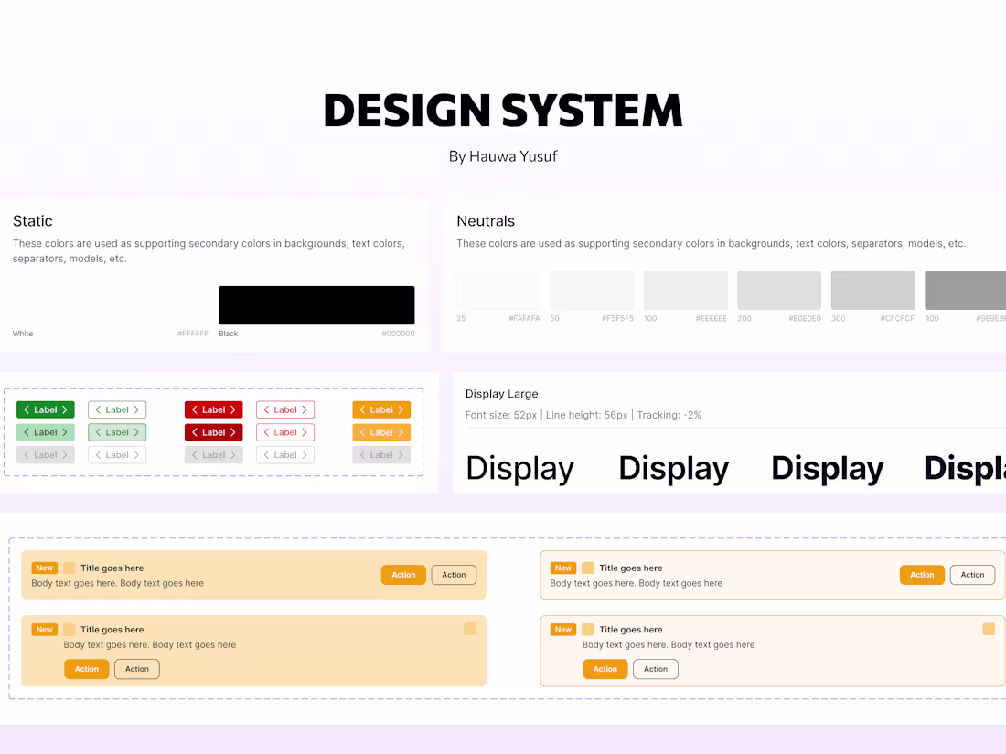 Cover image for Scalable Design System in Figma