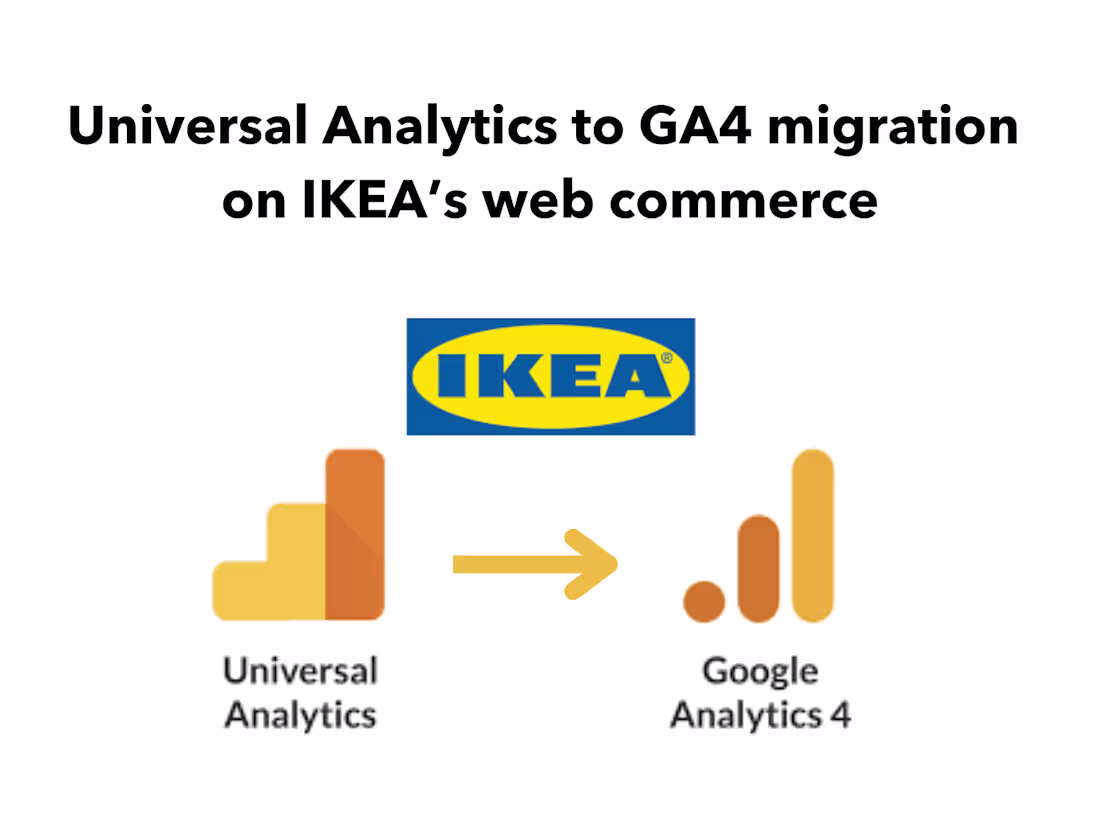 Cover image for Universal Analytics to Google Analytics 4 migration 