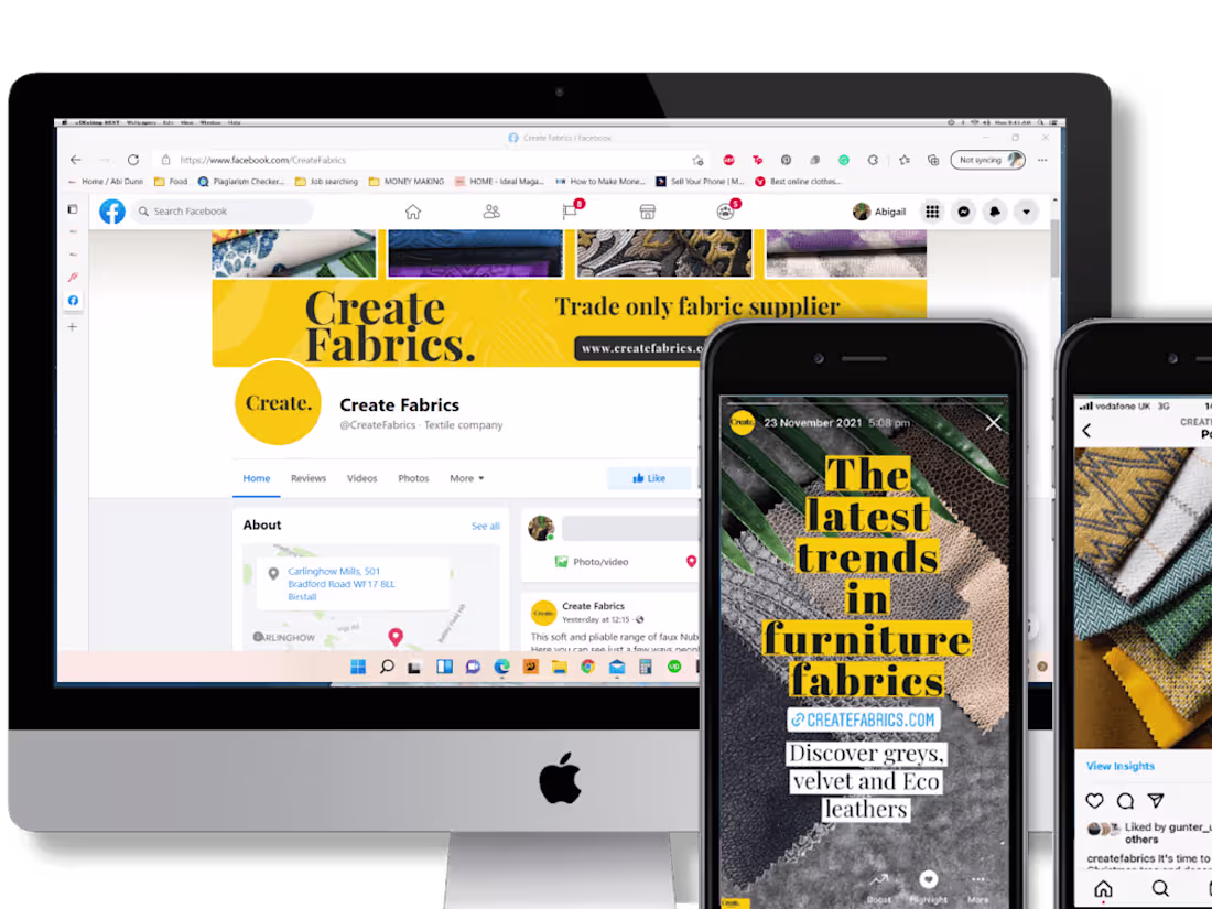 Cover image for E-Commerce Management & Marketing / Create Fabrics