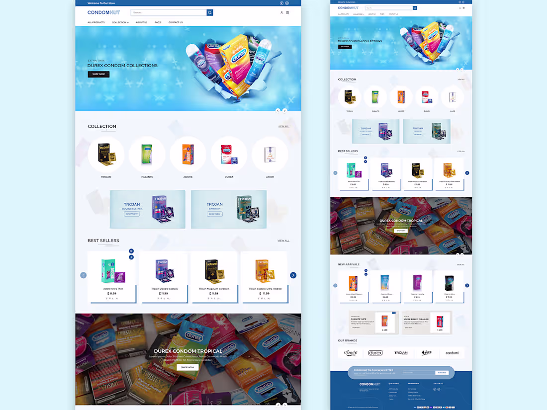 Cover image for Condom Website