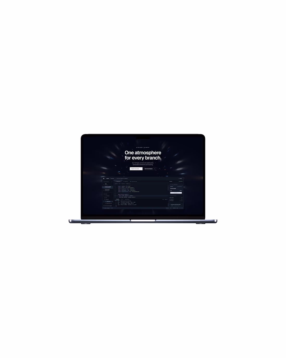 Cover image for Atmos: Developer Platform Website Concept