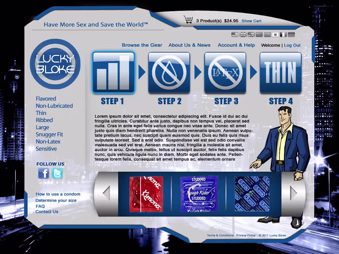 Cover image for Condom Retailer - Web Design