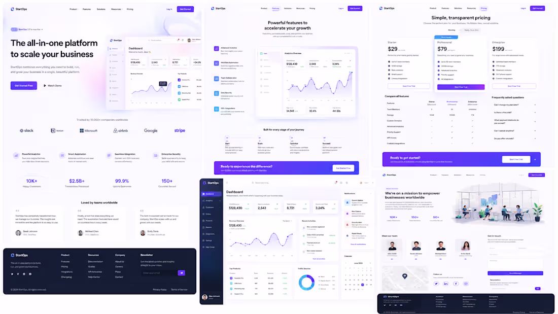 Cover image for 1. Landing Page
Premium Hero Section
Large