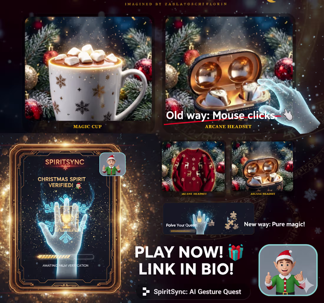 Cover image for 🎄 Christmas Master: SpiritSync AI For #HolidayChallenge2025...