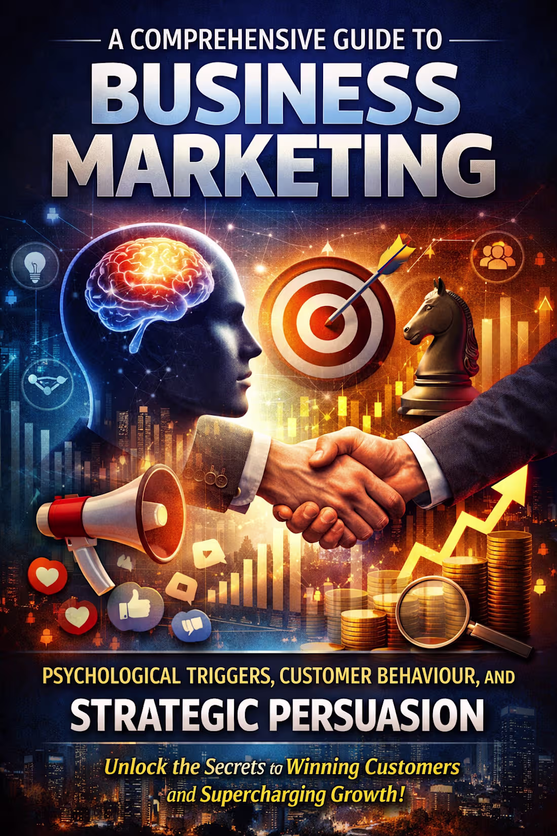 Cover image for Business marketing combines psychology, strategy,