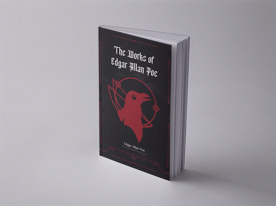 Cover image for Custom Book Design By Edgar Allan Poe