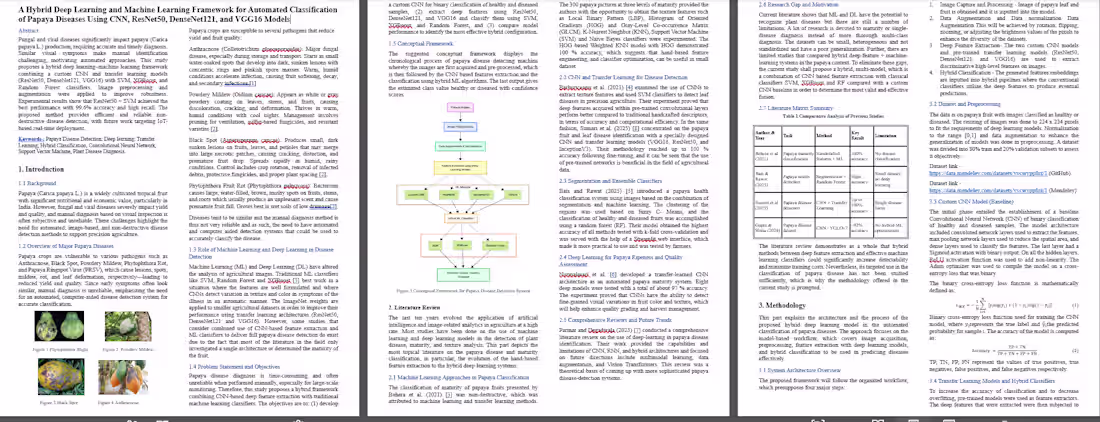 Cover image for Research Focus
Developed an automated papaya