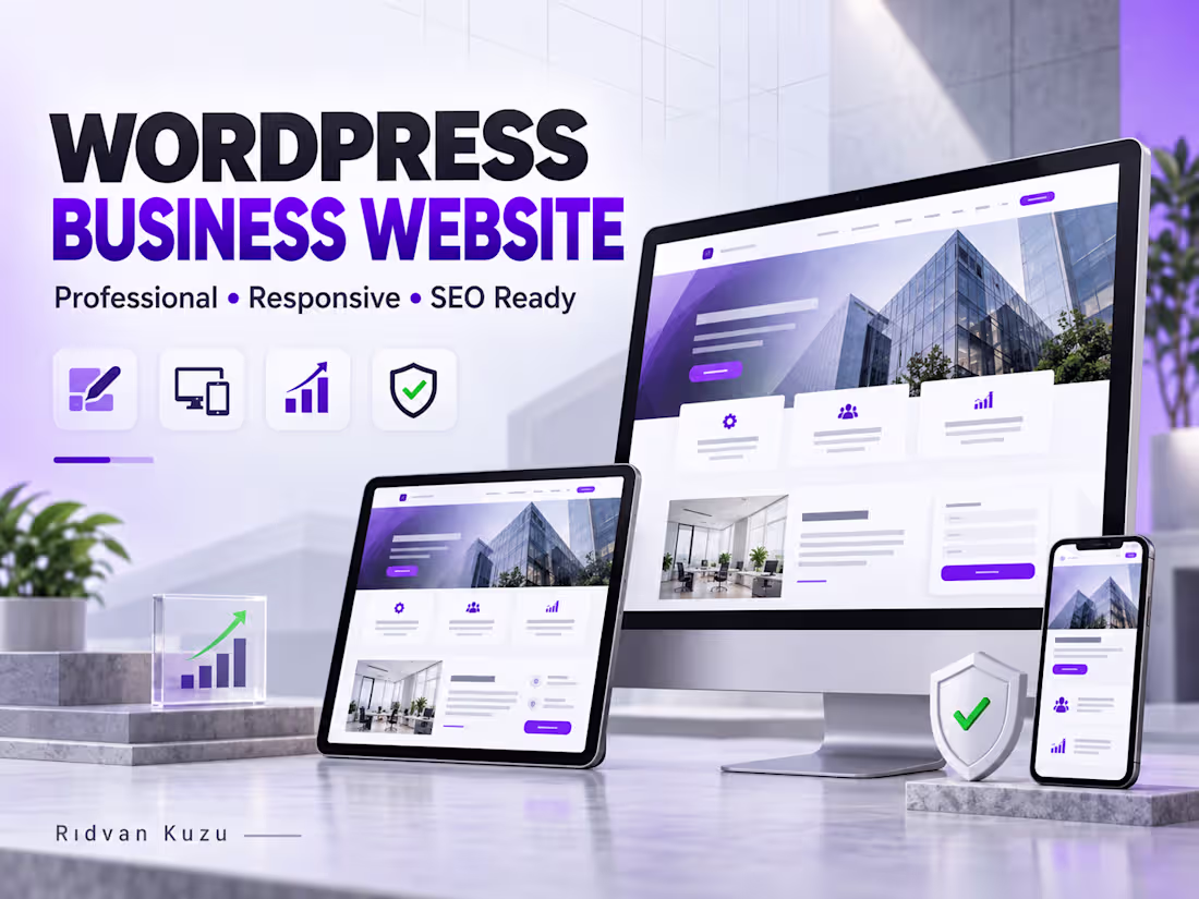 Cover image for I will build a professional WordPress business website