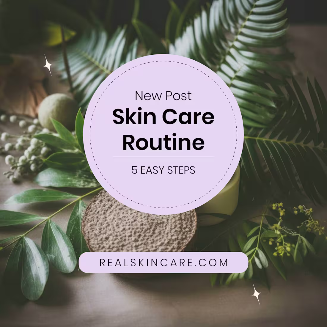 Cover image for Skincare social media post design.