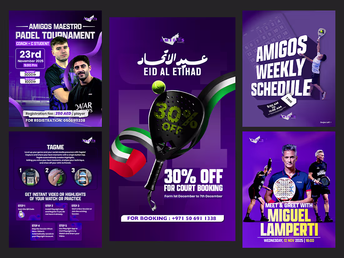 Cover image for Social Media Design for Sports & Brands