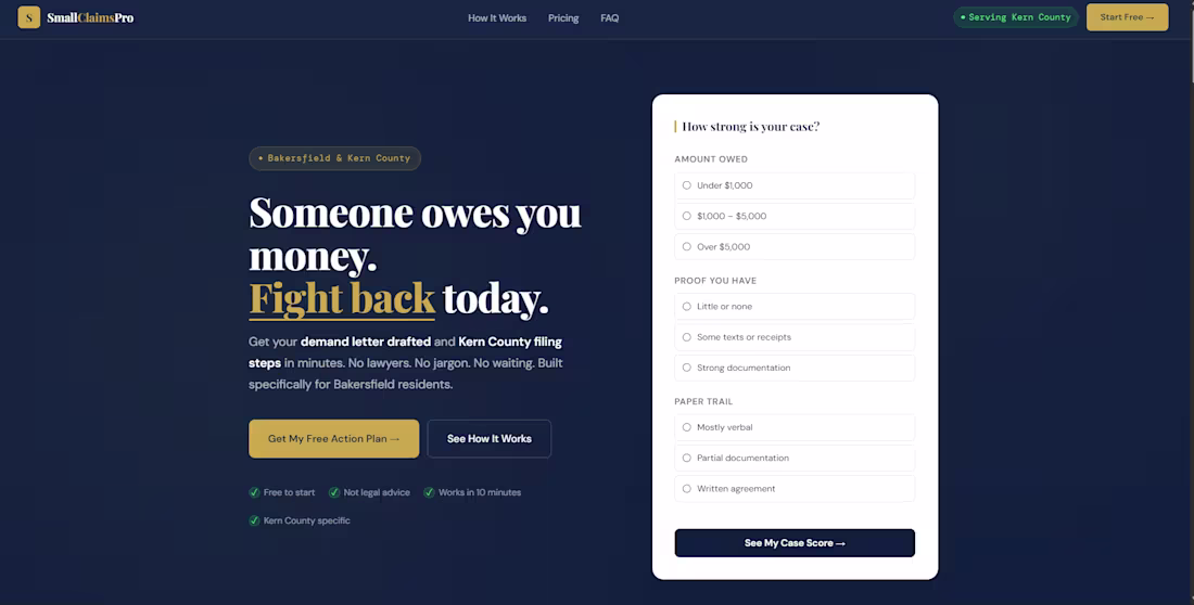 Cover image for Smallclaimpro