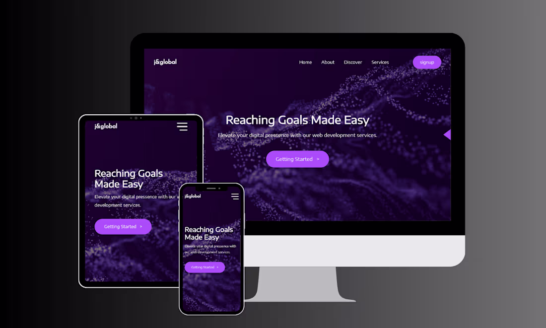 Cover image for J&Global Agency - Organization Website