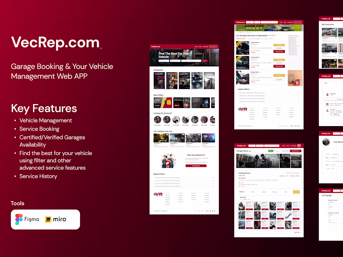 Cover image for Website Design for VecRep.com