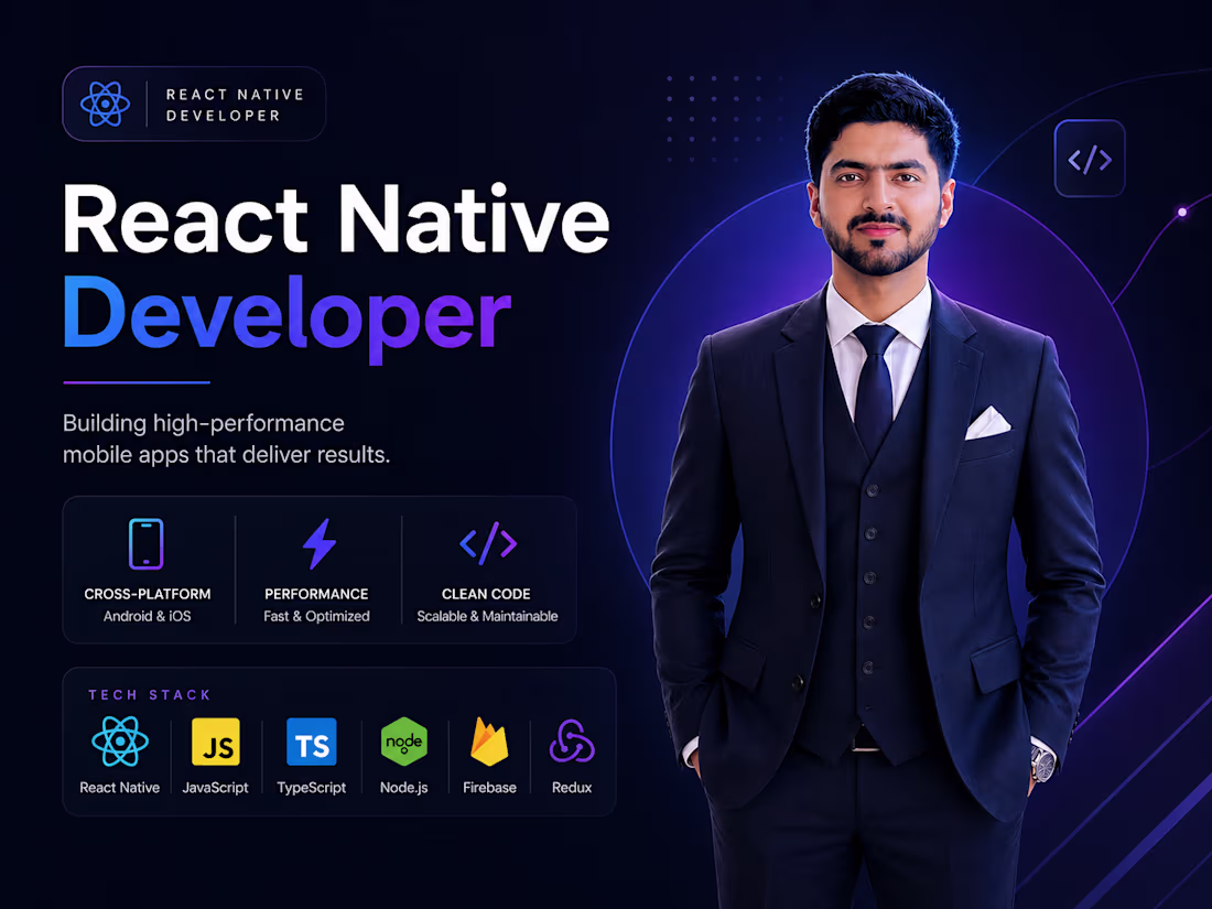 Cover image for I will build a React Native Android app with custom UI