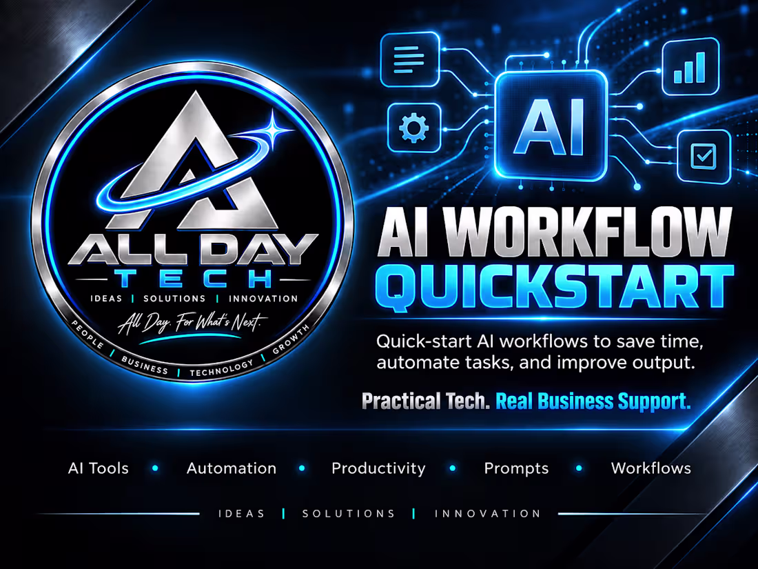 Cover image for AI Workflow QuickStart