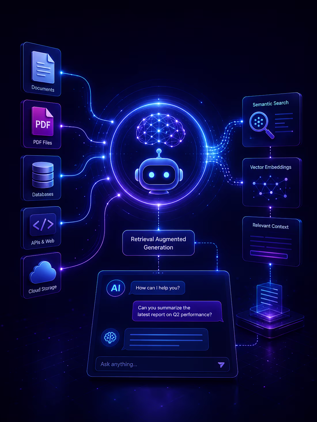Cover image for Custom AI RAG Chatbot Development