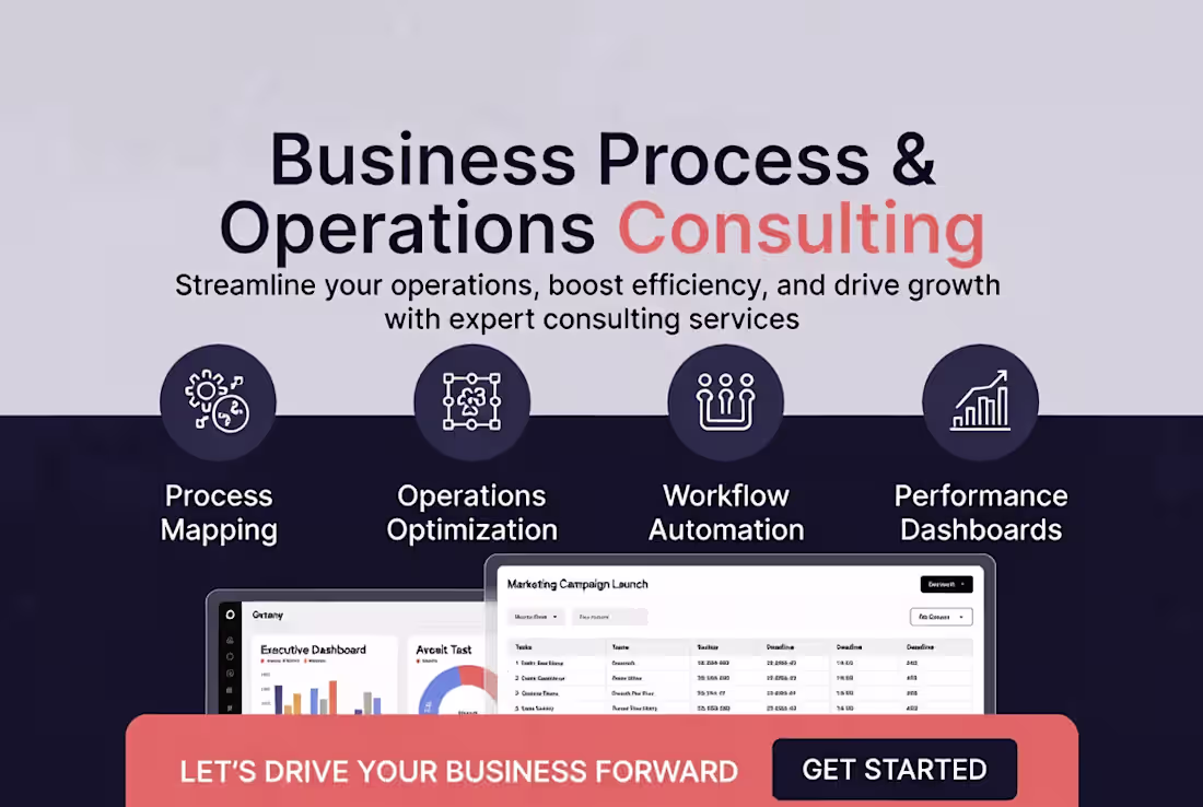 Cover image for Business Process & Operations Consulting