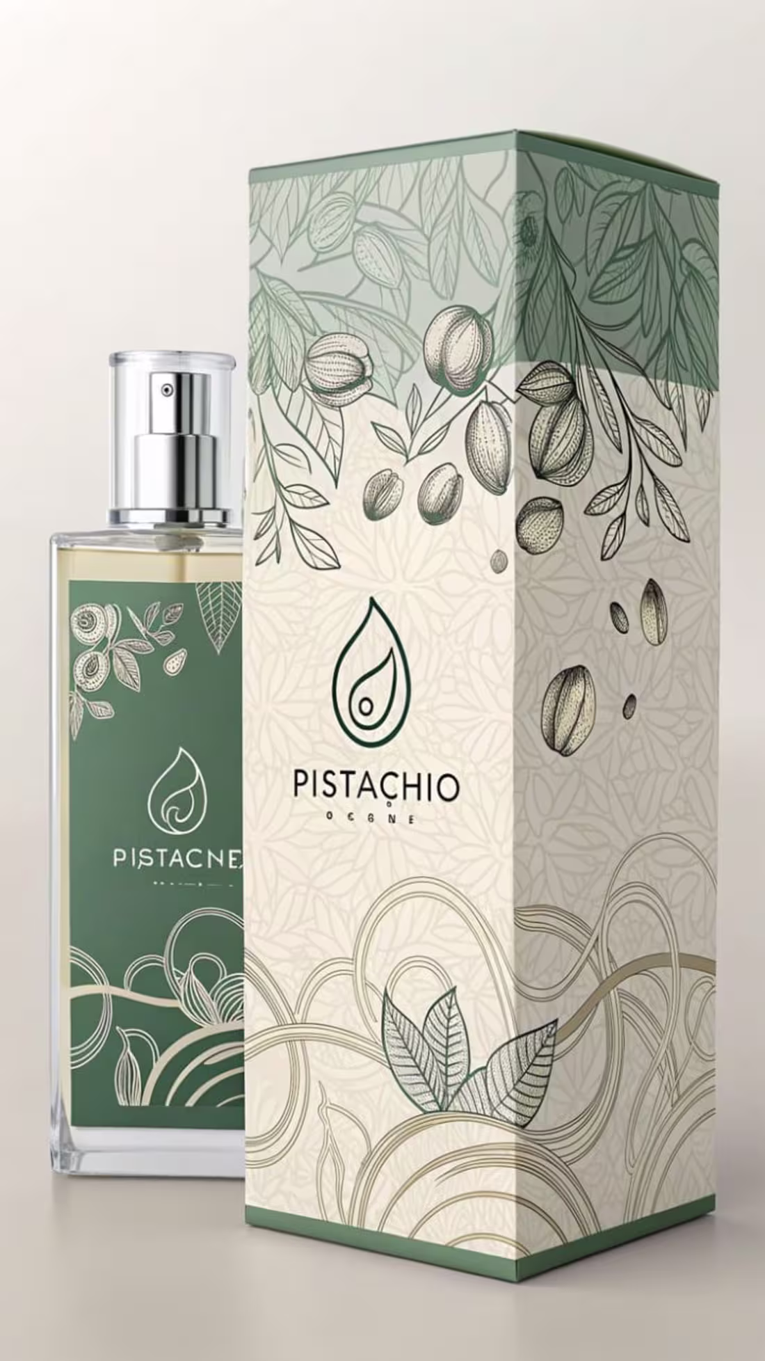 Cover image for Pistachio Perfume Packaging Design |