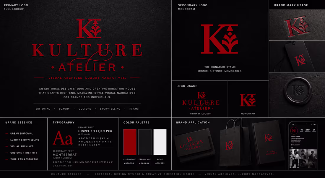 Cover image for Kulture Atelier: Visual Archives. Luxury