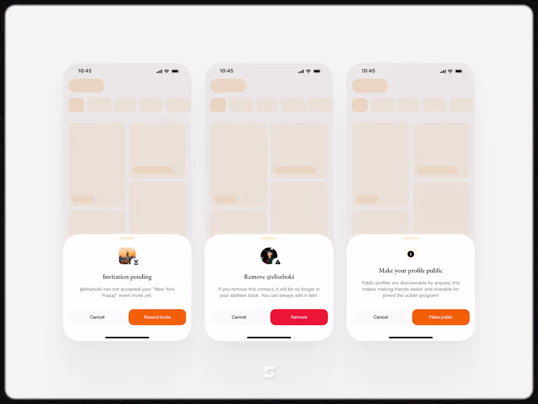 Cover image for Overlay mobile screen designs.