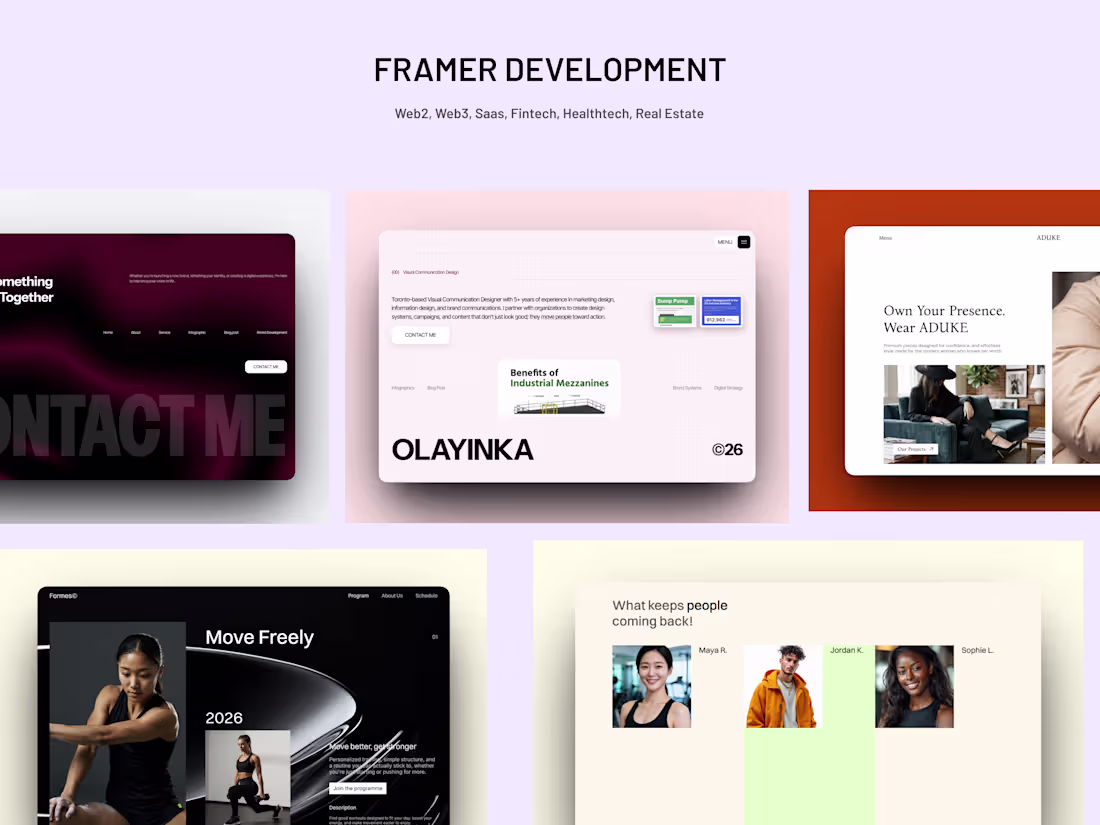 Cover image for Framer Development