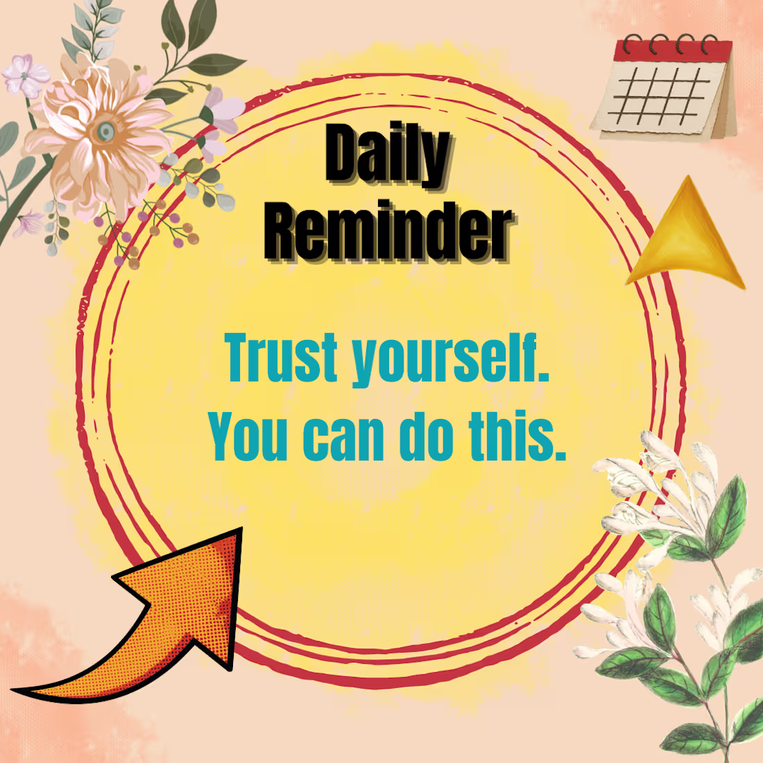 Cover image for Designed this "Daily Reminder"
motivational post.
I