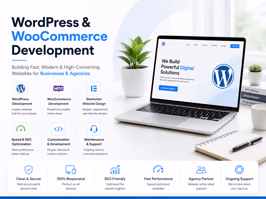 Cover image for WordPress & WooCommerce Development