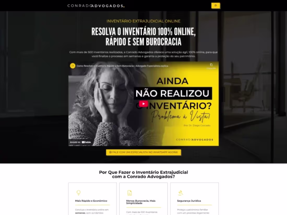 Cover image for High-converting landing page developed for