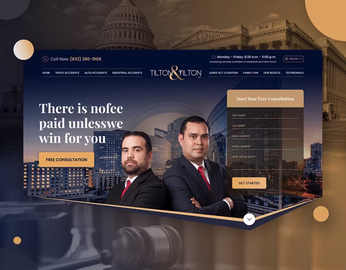 Cover image for Law Website Design and Development