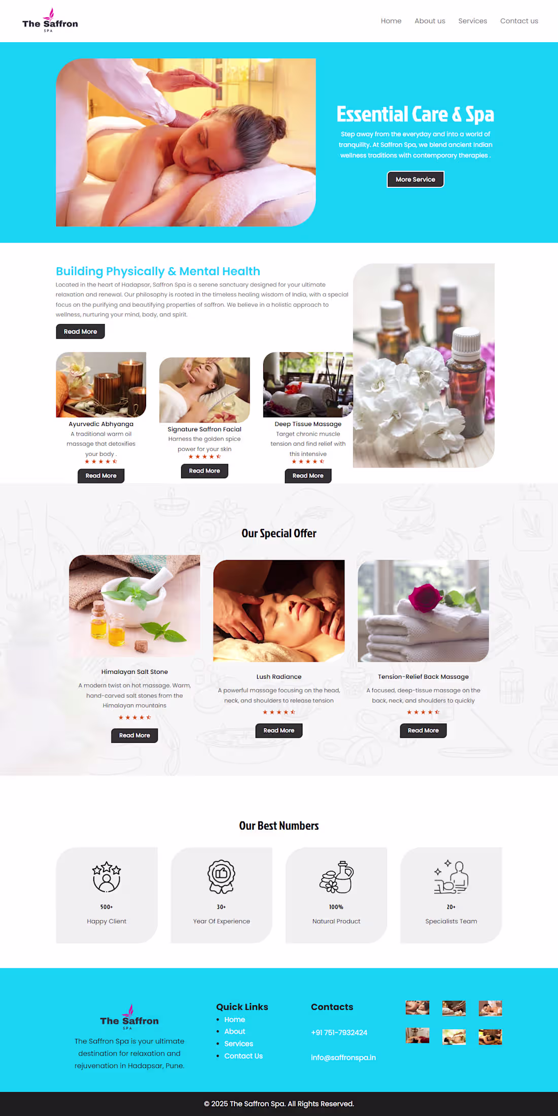 Cover image for Saffrone Spa