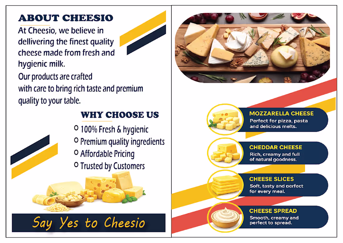 Cover image for brochure design