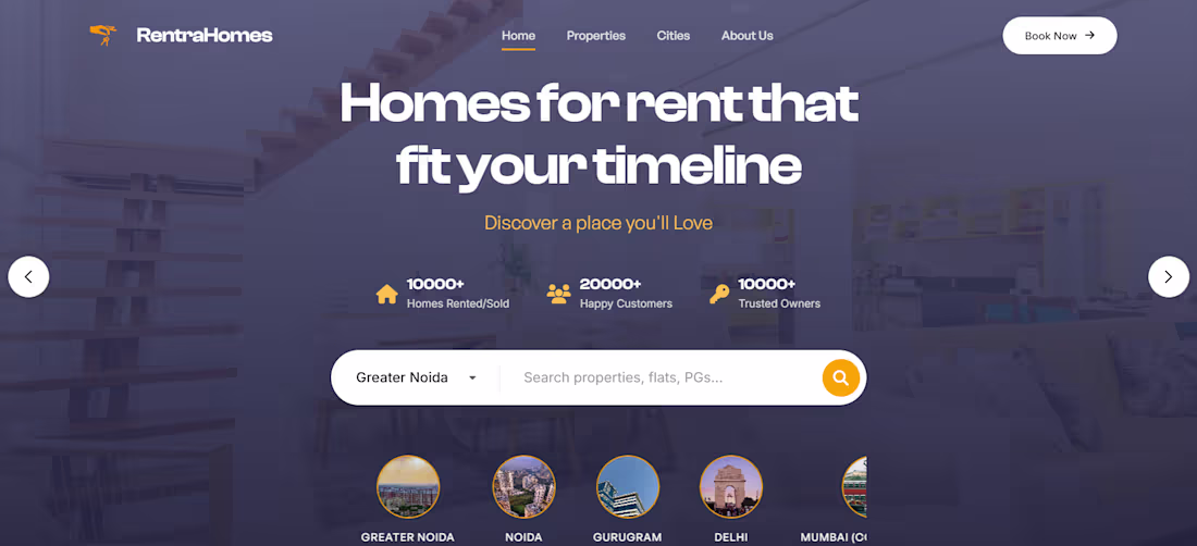 Cover image for Worked on the Rentra Homes